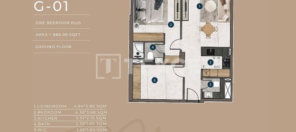 2 dormitorios apartamento en venta en Jumeirah Village Circle, Dubai, UAE № 123910 13