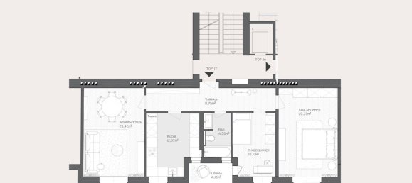 3غرفة شقة في Vienna, Austria رقم 183938 2