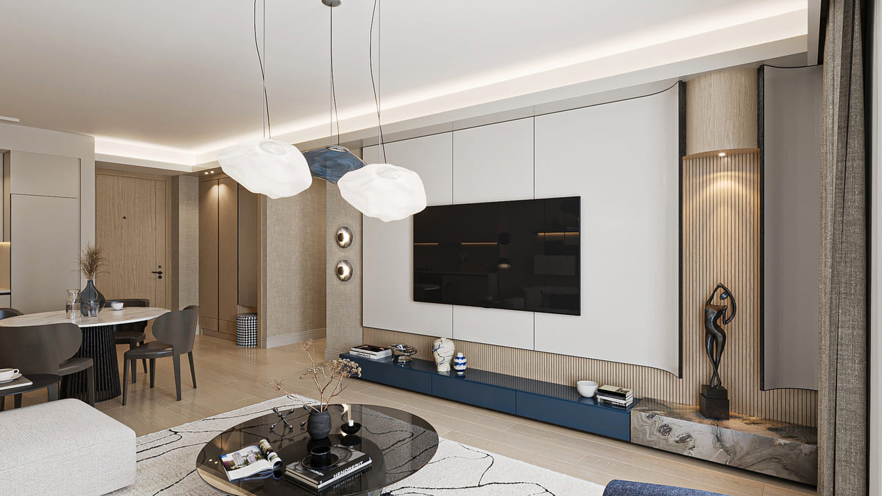 Квартира 4.5+1 в Next Level Kemer, Эйюп, Турция № 38328