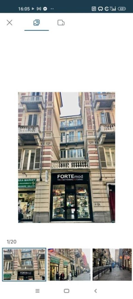 1-Zimmer Gewerbliche Immobilie in Turin, Italy, Nr. 156996