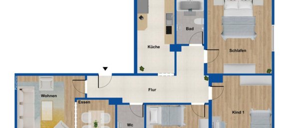 4غرفة شقة في Schleswig-Holstein, Germany رقم 55199 15