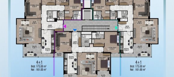 Apartment 4+1 in Alanya, Turkey No. 22936 13
