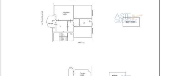 4 rooms Apartment in Livorno, Italy No. 41727 15