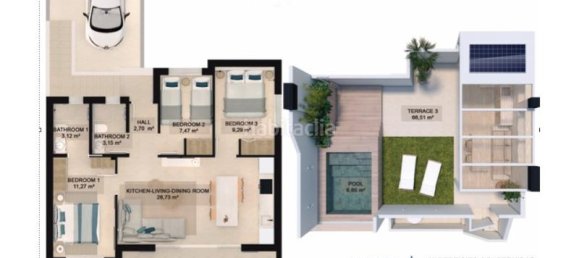 Adosado de 3 dormitorios en Alicante, Spain No. 94509 15