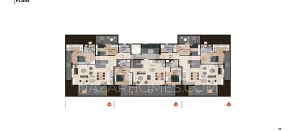 Apartment 1+1 in Alanya, Turkey No. 14448 20