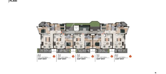 Apartment 1+1 in Alanya, Turkey No. 14448 21
