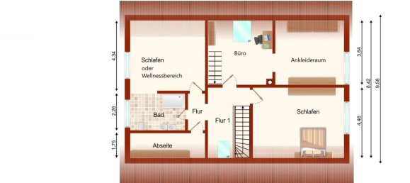 4 Schlafzimmer Stadthaus in Nordfriesland, Germany, Nr. 296436 20