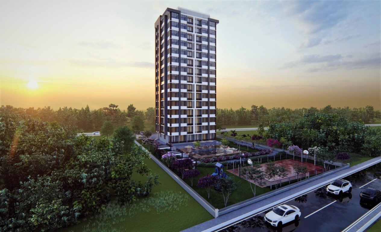 2-Zimmer Wohnung in Mersin, Turkey, Nr. 30393