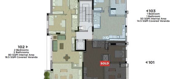2 dormitorios apartamento en venta en Strovolos, Nicosia, Cyprus № 175395 6