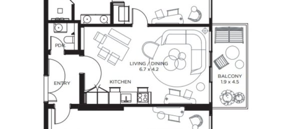 79m² Apartment in Palm Jumeirah, UAE No. 121319 5