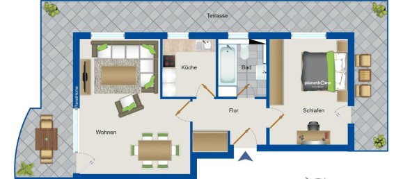 Apartamento de 2 habitaciónes en Franzosisch Buchholz, Germany No. 37261 13