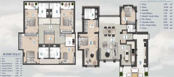 Villa 2+1 in Bodrum, Turkey No. 28947 24