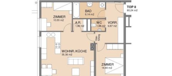 Квартира с 3 комнатами в Арцль им Пицталь, Австрия № 85258 9