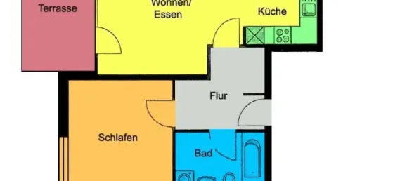 2غرفة شقة في Dresden, Germany رقم 52688 19