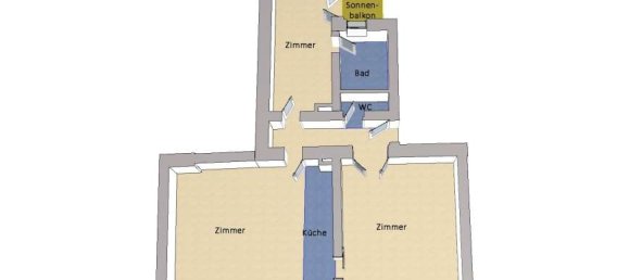 3 rooms Apartment in Mitte, Germany No. 18927 6