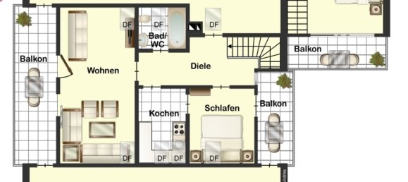 Таунхаус с 8 комнатами в Восточный Алльгой, Германия № 233250 16