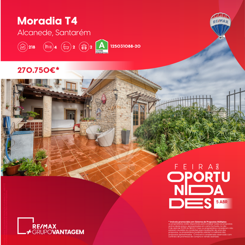 Casa de 4 dormitorios en Alcanede, Portugal No. 16431