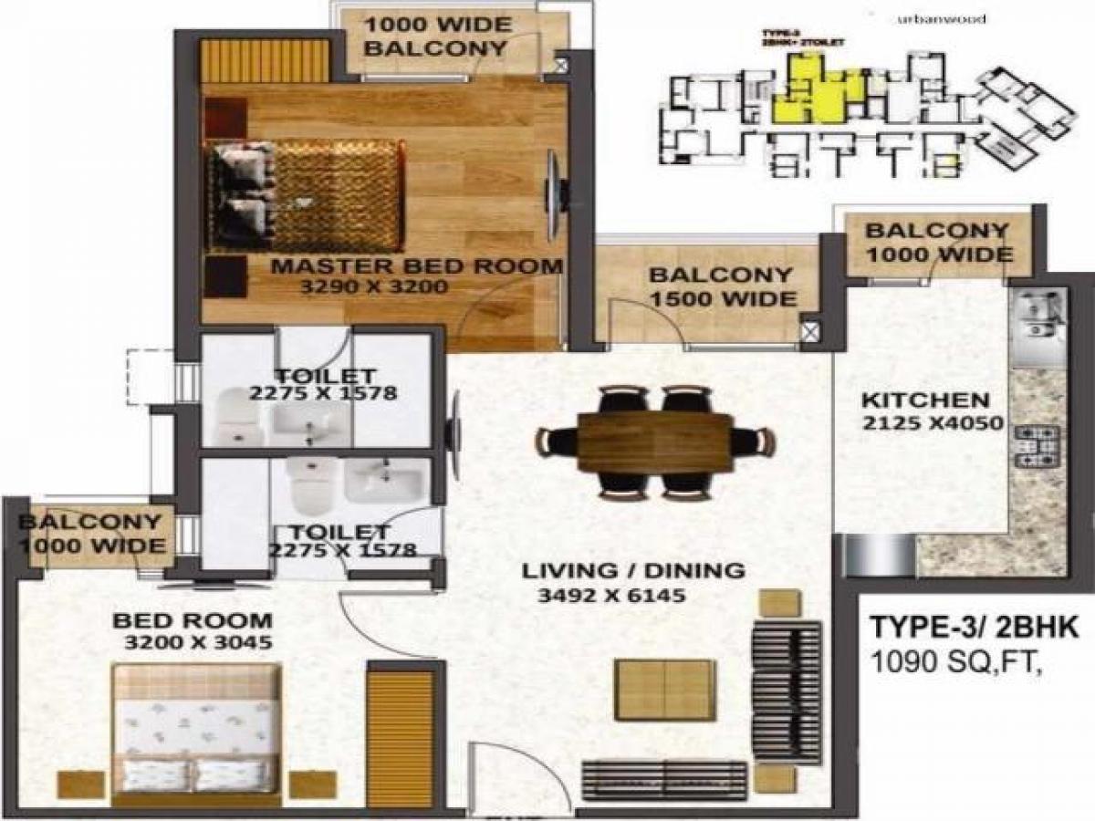 2 bedrooms House in Lucknow, India No. 2571