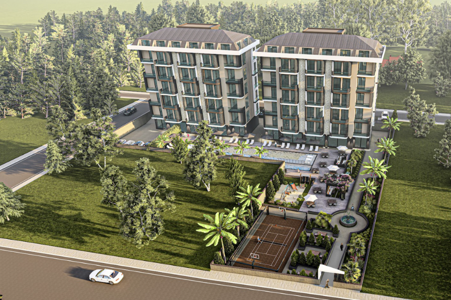 Wohnung 1+1 in Alanya, Turkey, Nr. 23211