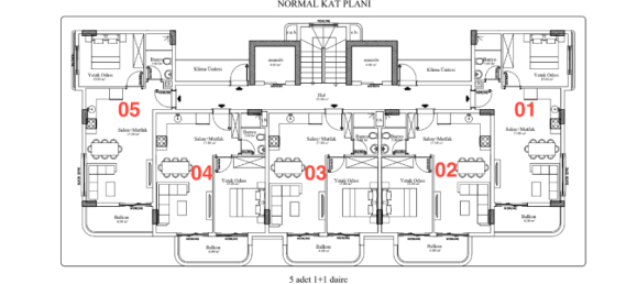Wohnung 1+1 in Alanya, Turkey, Nr. 23211 5