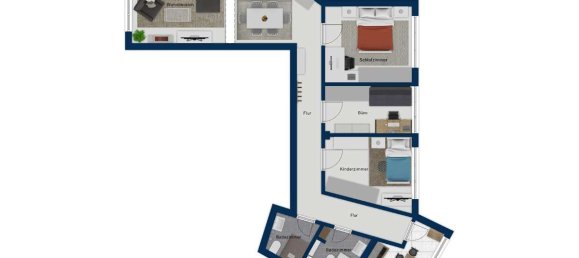 Квартира с 3 спальнями в Шлезвиг-Гольштейн, Германия № 37735 17