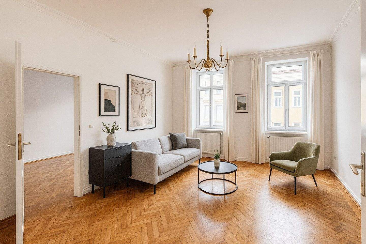 3غرفة شقة في Meidling, Austria رقم 226976