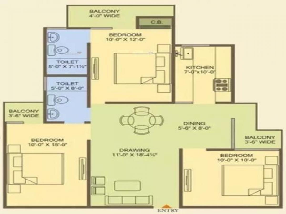3 bedrooms House in Ghaziabad, India No. 218