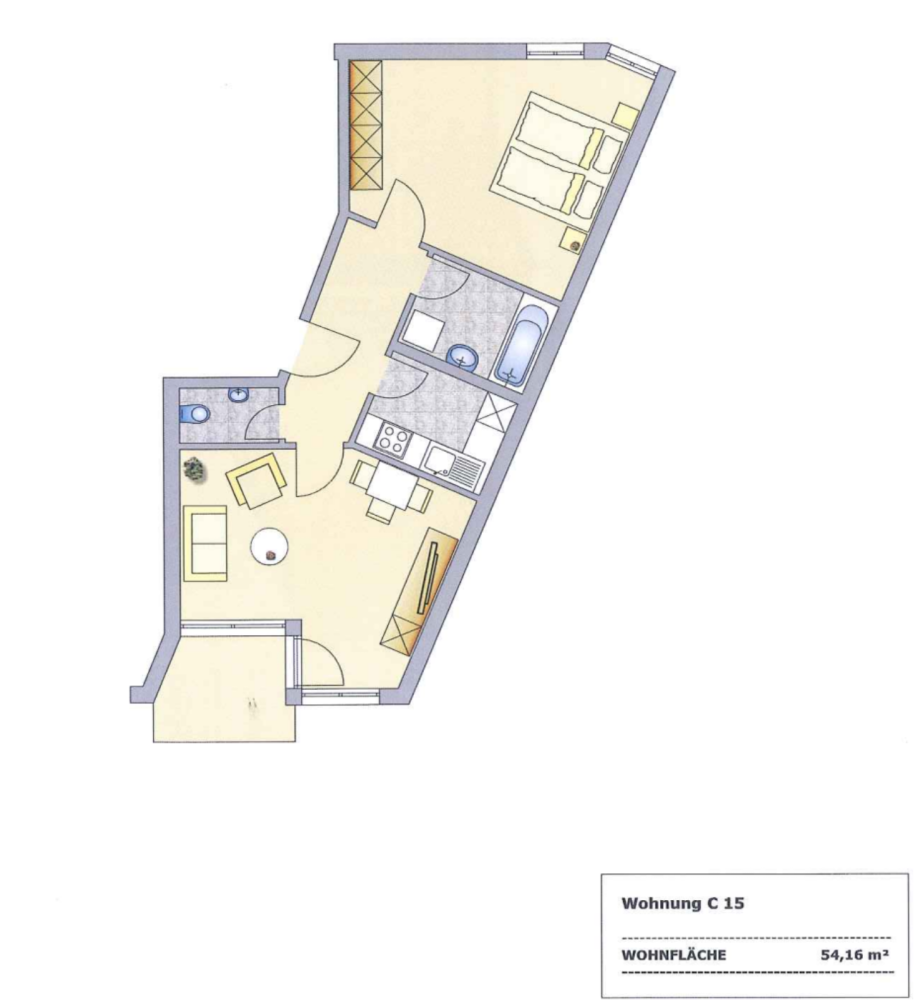 2 bedrooms Apartment in Rottweil, Germany No. 231643