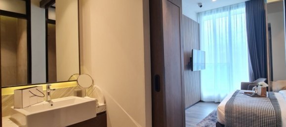 Квартира с 2 спальнями в Wyndham Grand Residences Wongamat Pattaya, Паттайя, Таиланд № 31893 2