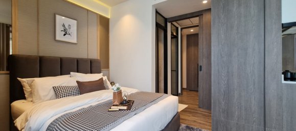 Квартира с 2 спальнями в Wyndham Grand Residences Wongamat Pattaya, Паттайя, Таиланд № 31893 6