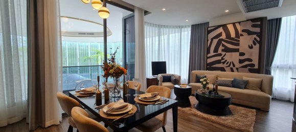 Квартира с 2 спальнями в Wyndham Grand Residences Wongamat Pattaya, Паттайя, Таиланд № 31893 8