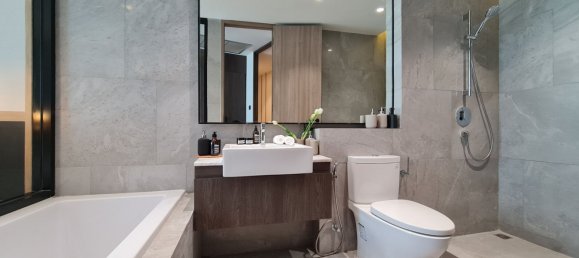 Квартира с 2 спальнями в Wyndham Grand Residences Wongamat Pattaya, Паттайя, Таиланд № 31893 15