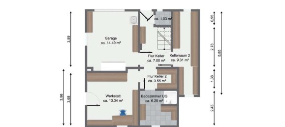 Casa de 4 divisões em Rhein-Sieg, Germany N.º 181746 16