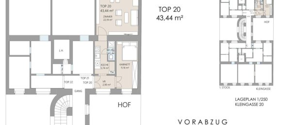 2 rooms Apartment in Vienna, Austria No. 135737 12