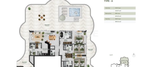Apartamento T1 em Al Marjan Island, UAE N.º 123457 19