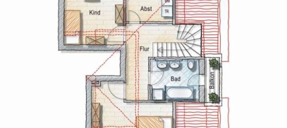 4غرفة منزل ذو طابقين في Baden-Wurttemberg, Germany رقم 11899 12