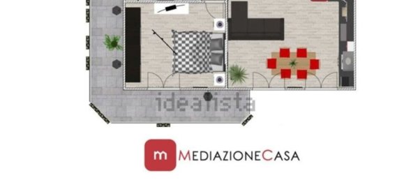 3-Zimmer Wohnung in Rome, Italy, Nr. 67948 4