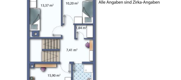 Таунхаус с 3 спальнями в Рейн-Неккар, Германия № 367595 14