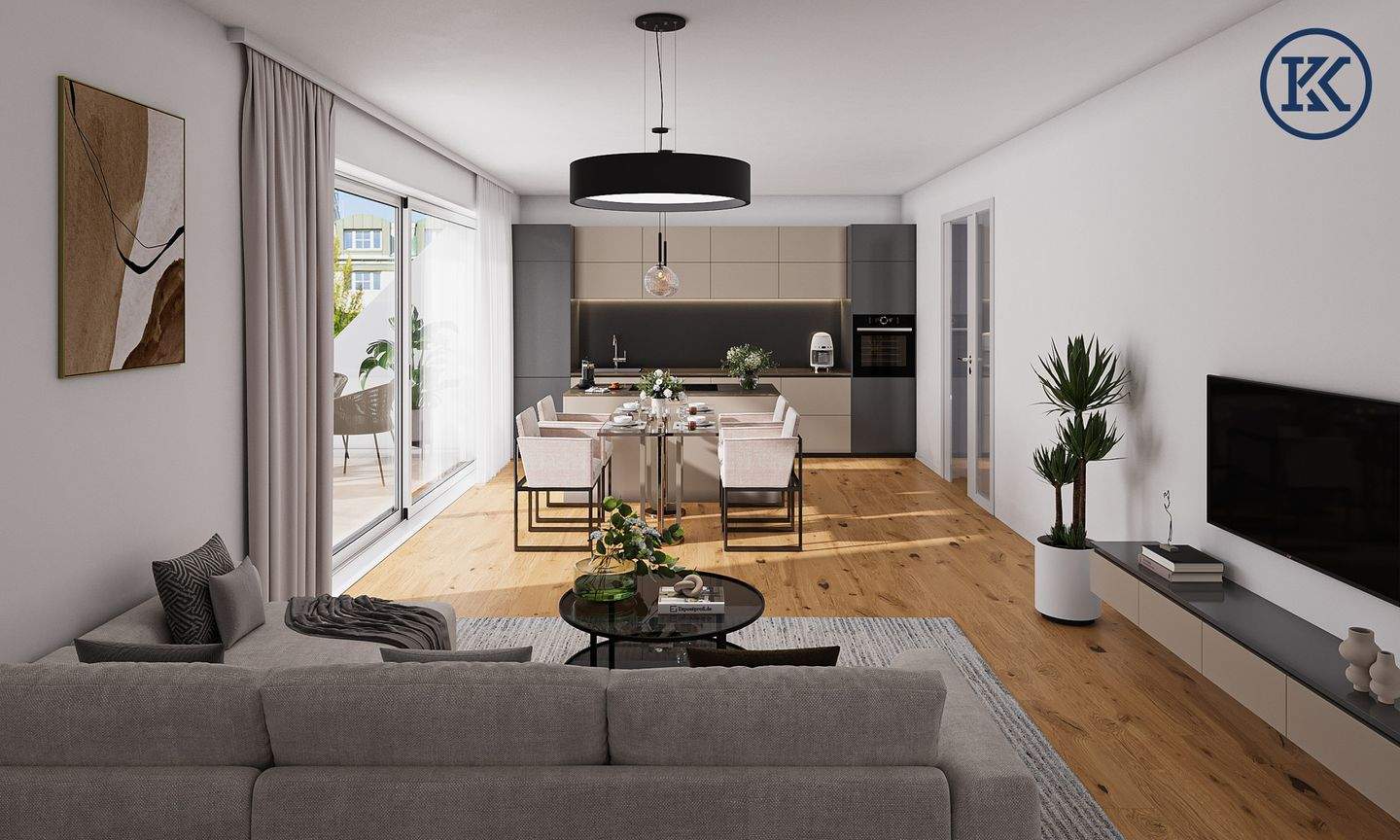 3 rooms Apartment in Vienna, Austria No. 160928