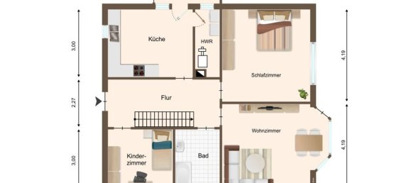 Дом с 2 спальнями в Дитмаршен, Германия № 71919 15