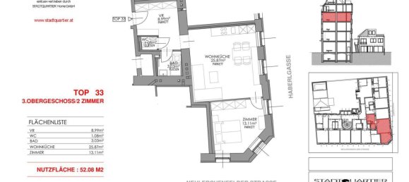 2 rooms Apartment in Ottakring, Austria No. 208592 2