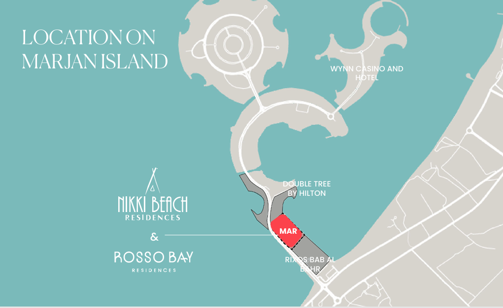 1 bedroom Apartment in Al Marjan Island, UAE No. 107043