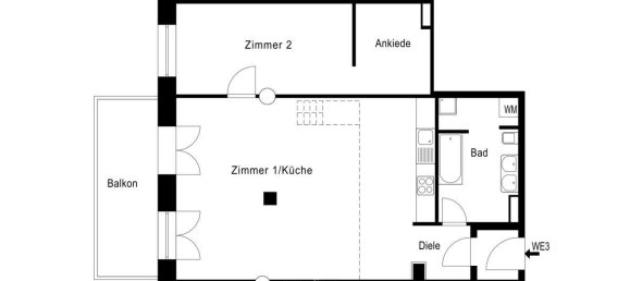 2غرفة شقة في Lichterfelde, Germany رقم 333151 11