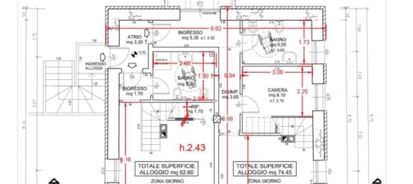 Studio in Valfloriana, Italy, Nr. 52137 15