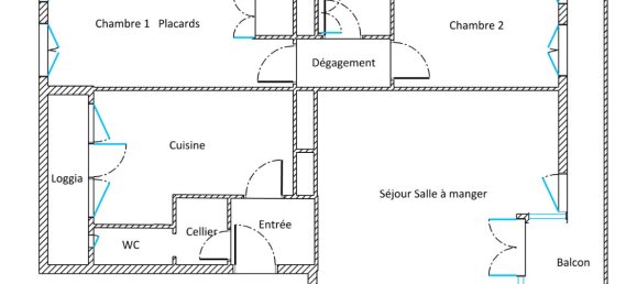 Apartamento de 2 dormitorios en Saint-Etienne, France No. 197840 6