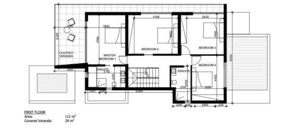 4 bedrooms House in Geroskípou, Cyprus No. 9804 4