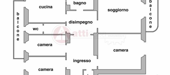 Квартира с 3 спальнями в Триест, Италия № 303177 18