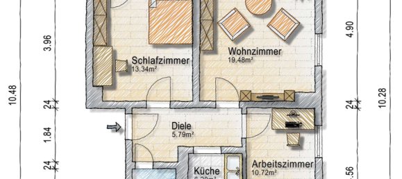 Apartamento de 2 dormitorios en Essen, Germany No. 281112 8