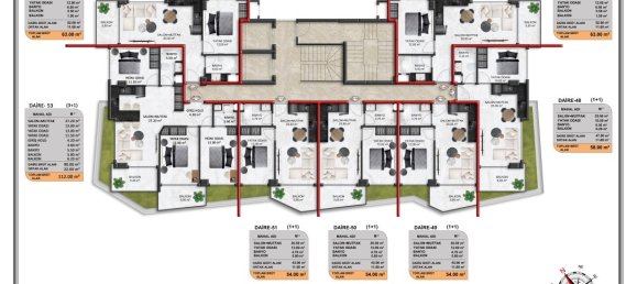 2 rooms Apartment in Demirtas, Turkey No. 29878 14