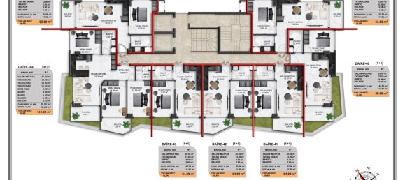 2 rooms Apartment in Demirtas, Turkey No. 29878 15